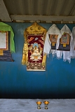 Inside Buddhist sanctuary Sunrap Gyatsoling in Erzin near Mongolian border.