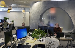 Inside Yandex headquarters, Moscow, Russia, January 2018