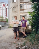 Artists Arseny Zhilyaev and Nikolay Alekseev, for Afisha