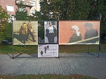 Elements of Landscape as part of Trepang Syndrome, a public art project curated by Alexander Nikolsky as part of the 48 Hours Novosibirsk Festival of Contemporary Art, September 2021, photos by Yanina Boldyreva and Alexander Nikolsky